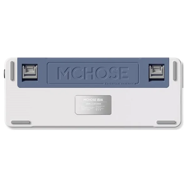 Mchose X75 MC-X75-2A Navy Blue RGB %75 TKL Icy Creamsicle Switch Kablolu/Kablosuz Mekanik Oyuncu Klavyesi - Görsel 5