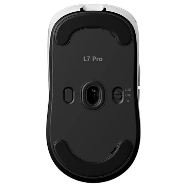 Mchose L7 Pro MC-L7-3 Beyaz Şarjlı Optik Kablolu/Kablosuz Oyuncu Mouse - Görsel 5