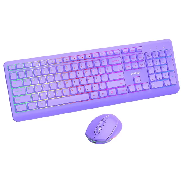 Everest KM-1500 Şarjlı Kablosuz Klavye Mouse Seti - Görsel 5