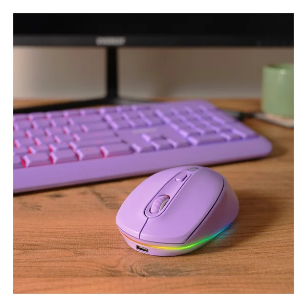 Everest KM-1500 Şarjlı Kablosuz Klavye Mouse Seti - Görsel 4