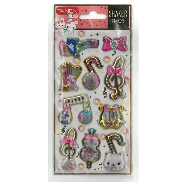 Tanex Kıds TNX-26111 Sulu Puffy Etiket Seri 11- 1 Adet - Çok Renkli - Görsel 2