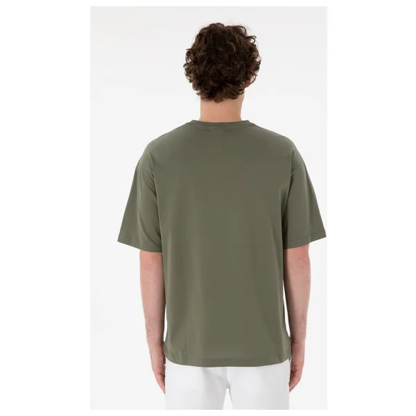 U.S. Polo Assn 50313089-VR052 Vizon Kısa Kollu Bisiklet Yaka Erkek Tişört - Görsel 6