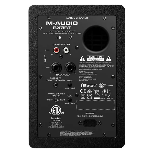 M-Audio BX3 BT Bluetooth Referans Monitörü - Görsel 3