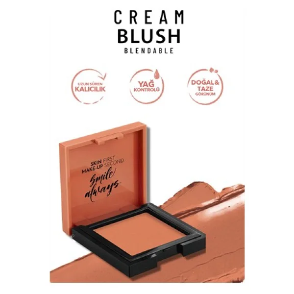 Pastel Cream Blush 44 Blossom Krem Allık - Görsel 7
