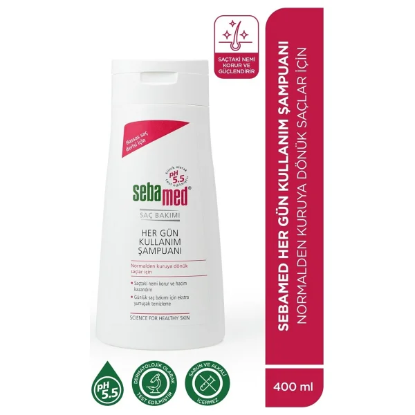 Sebamed Her Gün Kullanım 400 ml 3 Adet Şampuan - Görsel 3