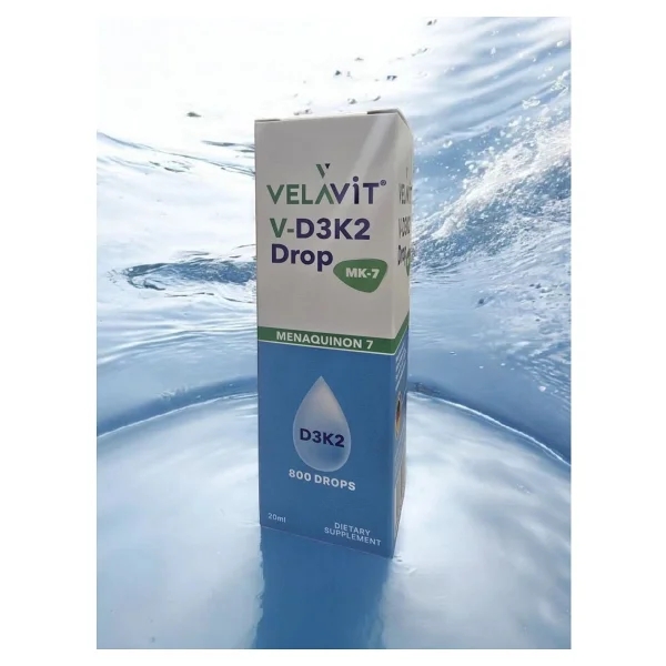 Velavit V-D3K2 Drop Mk-7 800DROPS Sıvı Takviye Edici Gıda 20 ml Türkiye Menşeli - Görsel 5