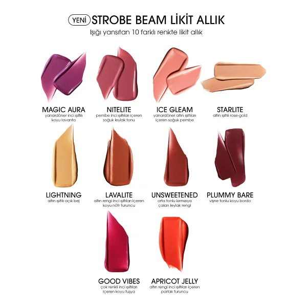 M.A.C Strobe Beam Işıltılı Likit Allık - Görsel 3