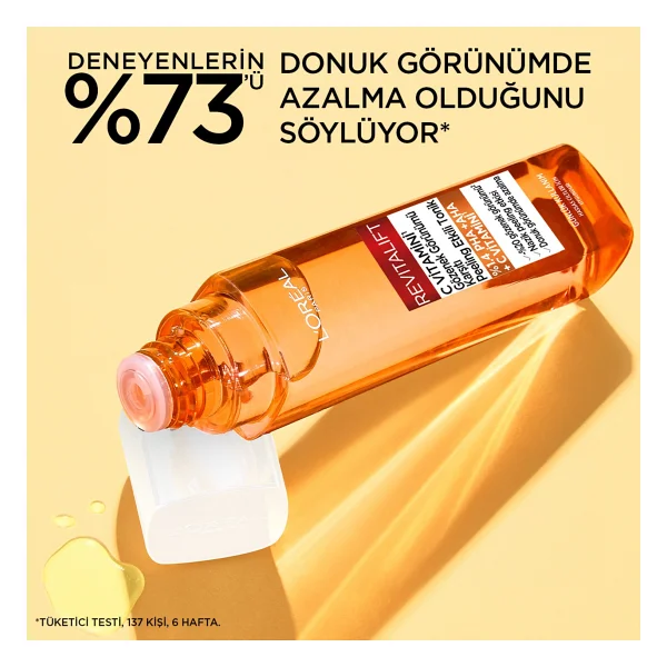 L'Oreal Paris Revitalift C Vitamini Gözenek Görünümü Karşıtı 180 ml Peeling Etkili Tonik - Görsel 6