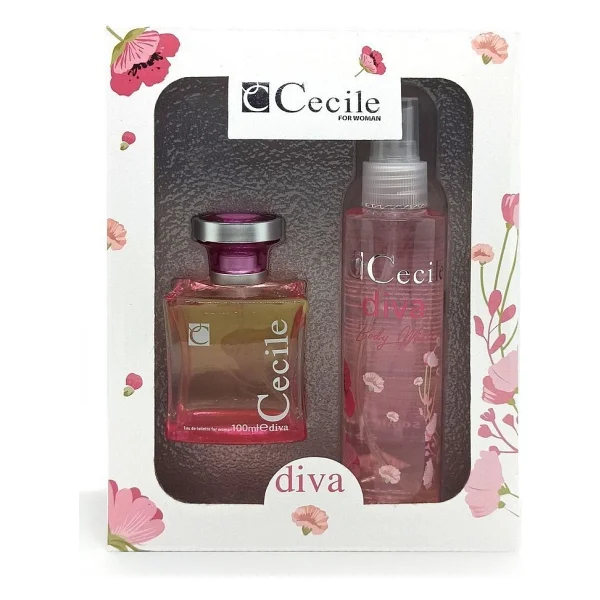 Cecile Diva EDT 100 ml + Vücut Spreyi 150 ml Kadın Parfüm Seti - Görsel 8