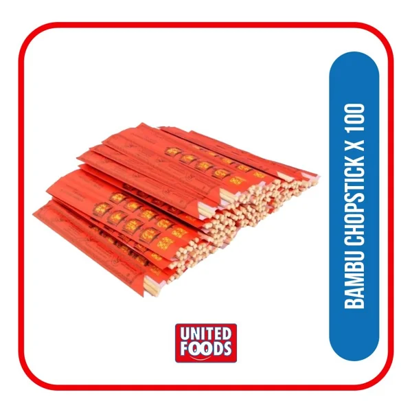 Bambu Chopstick 100 Çift 24 Cm, Çin Yemek Çubuğu, Uzakdoğu Mutfağı, Chopstick - Görsel 3