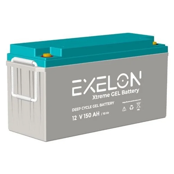Exelon 12 Volt 150 Amper Jel Akü Derin Döngü Deep Cycle - Görsel 2