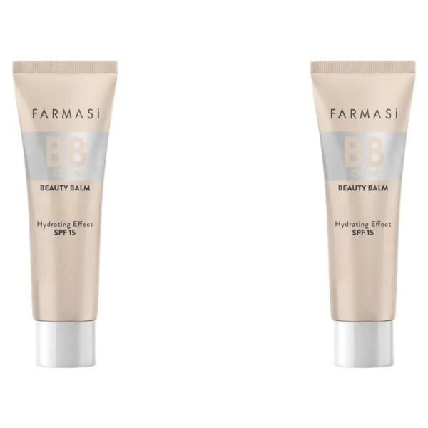 Farmasi 02 Light Medium SPF 15 30 ml 2 Adet BB Krem - Görsel 2