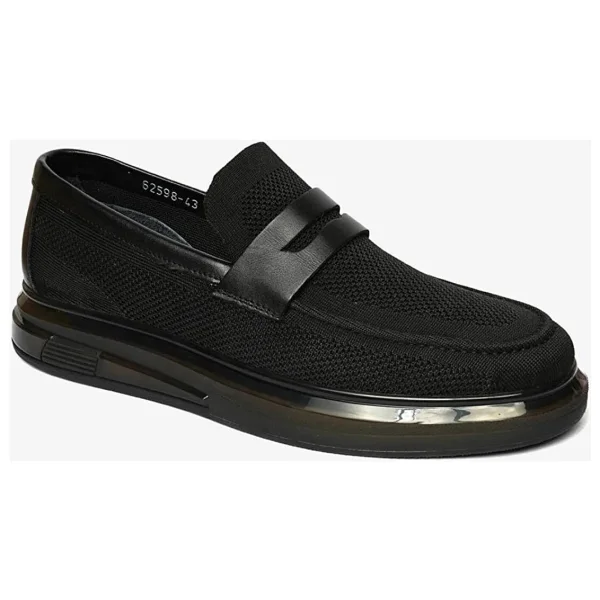 Greyder 62598 Erkek Triko Lastikli Urban Casual Ayakkabı - Siyah - 42 - Görsel 6