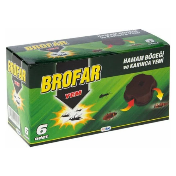 Brofar 6'lı Hamam Böceği ve Karınca Yemi Tablet Güçlü Formül ile Etkili Koruma Sunar - Görsel 5