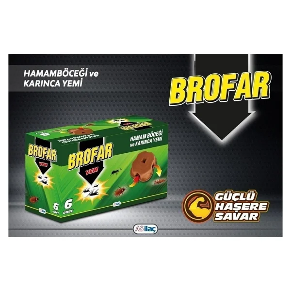 Brofar 6'lı Hamam Böceği ve Karınca Yemi Tablet Güçlü Formül ile Etkili Koruma Sunar - Görsel 3