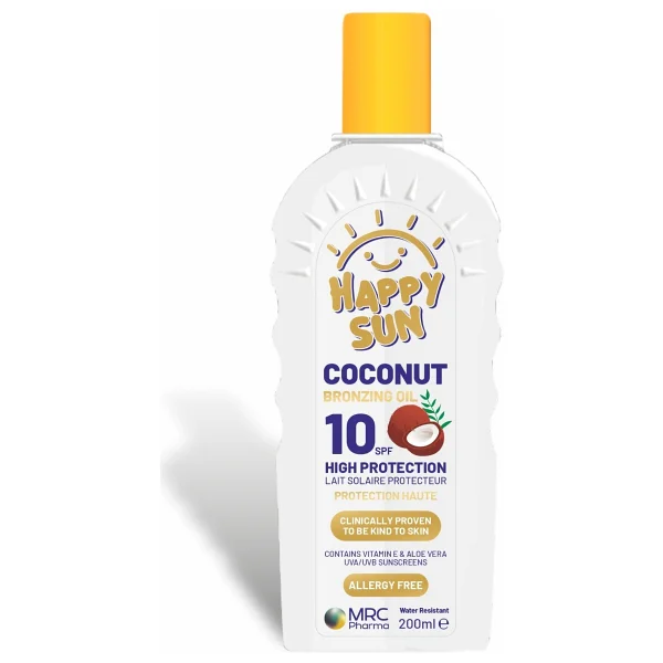 MRC Pharma Happy Sun Coconut Spf 10 Güneş Yağı - Görsel 2