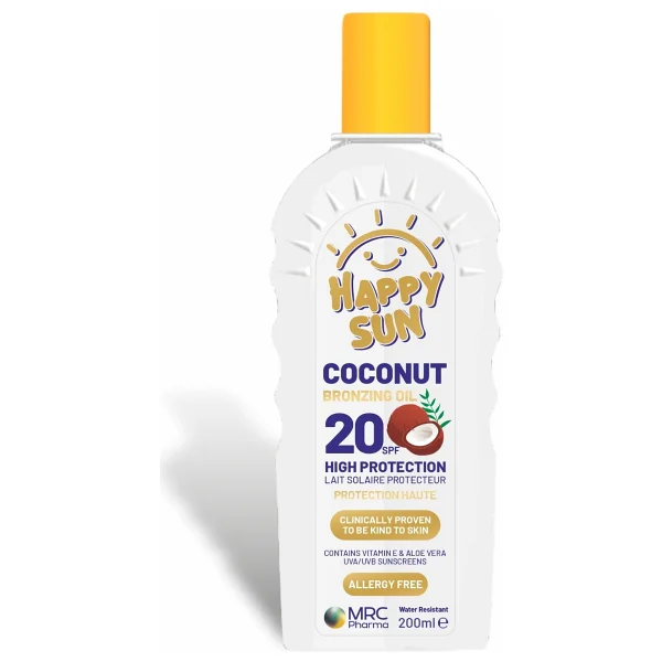 MRC Pharma Happy Sun Coconut Spf 20 Güneş Yağı - Görsel 2