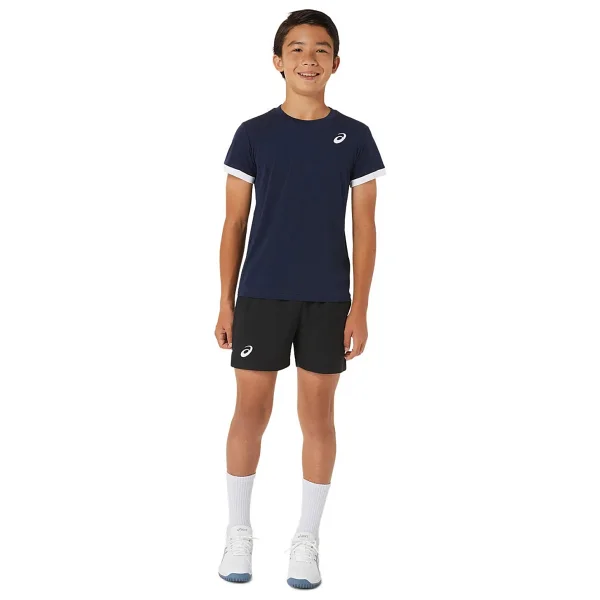 Asics Boys Tennıs Short Tenis Kıyafeti 2044a037-001 Siyah-siyah - Görsel 6