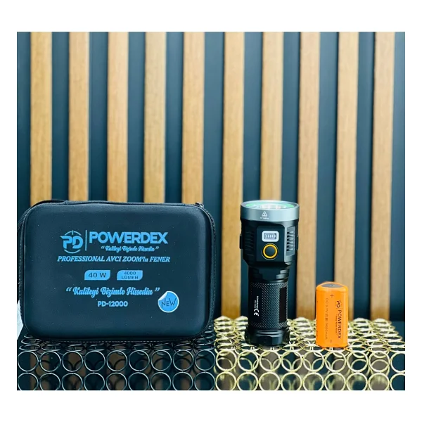 PowerDex PD-12000 4000 Lümen LED Şarjlı El Feneri - Görsel 2