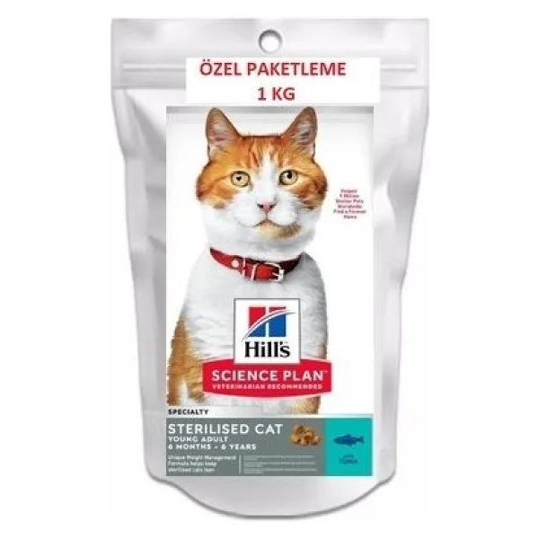 Hill's Sterilised Ton Balıklı 1 kg Kısırlaştırılmış Yetişkin Kedi Maması - Açık Paket - Görsel 3