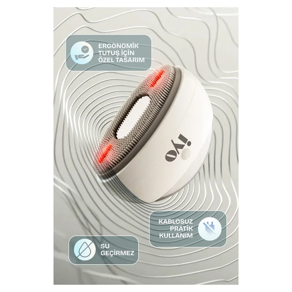 İyo Ultrasonic Wave Face Cleanser Yüz Temizleme Cihazı - Görsel 3