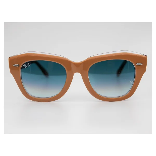 Ray-Ban State Street 2186 12973M Beige-Blue Güneş Gözlüğü - Görsel 7