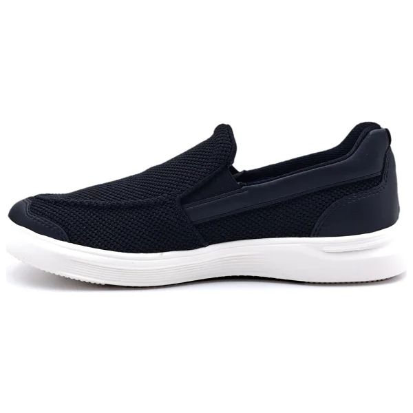King Paolo K1182 Memory Foam Erkek Tekstil Siyah Bağcıksız Loafer Ayakkabı - 44 - Görsel 4