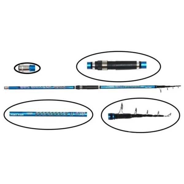 Wily Portfish Rodos Surf 420 cm Olta Kamışı 100-250 gr - Renk: Beyaz - Görsel 2