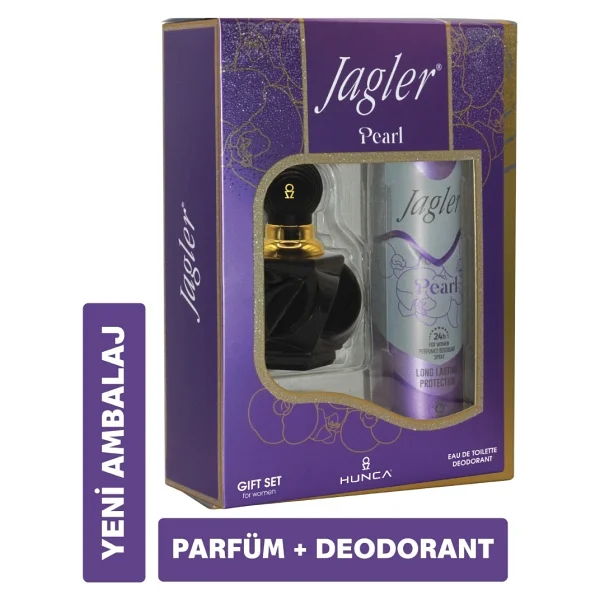 Jagler Pearl EDT 60 ml + Deodorant 150 ml Kadın Parfüm Seti - Görsel 5