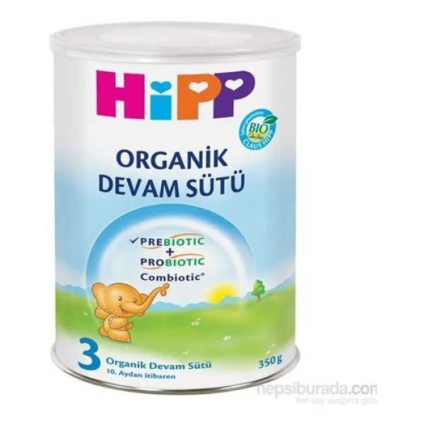 Hipp Organik Combiotic 3 Devam Sütü 350 gr 12 Adet - Görsel 2