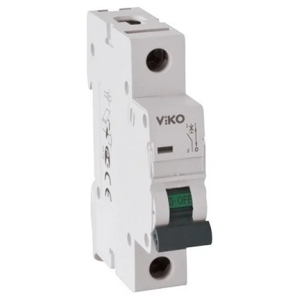 Viko Monofaze 1X10A B Tipi Otomatik Sigorta 3ka VİKO-3VTB-1B10 3VTB-1B10 - Görsel 2
