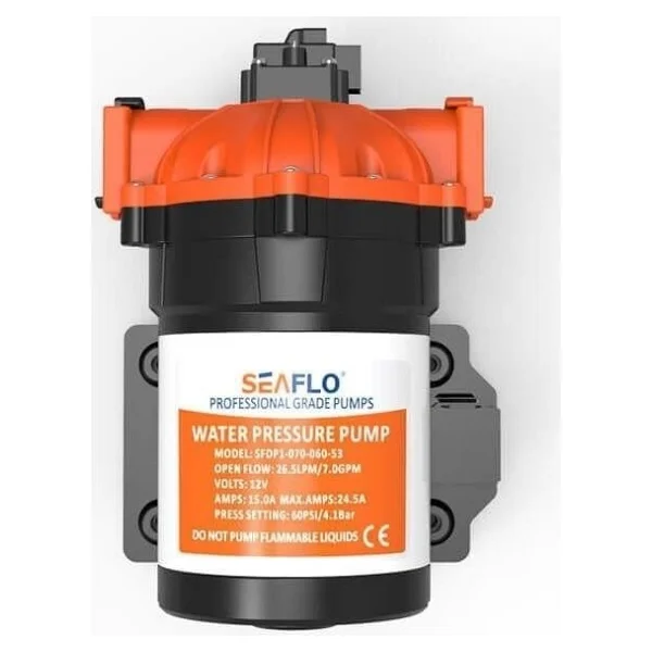Seaflo 24 Volt Otomatik Hidrofor, Tekne, Yat 26.5 Lt/dk 4.2 Bar SFDP2-070-060-53 - Görsel 5