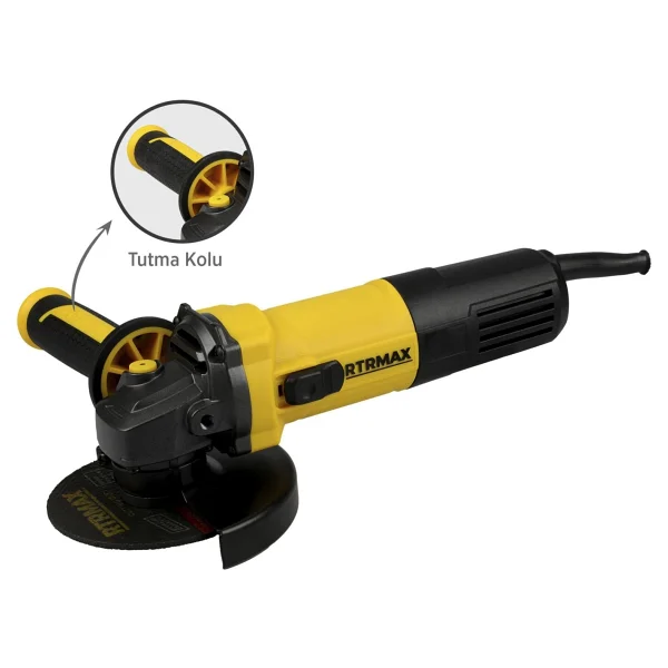Rtrmax RTM1080 750 W 115 mm Avuç Taşlama Makinesi - Görsel 4