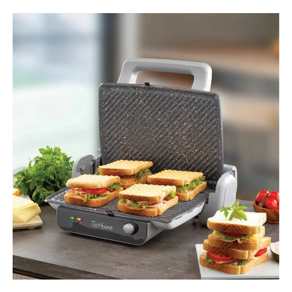Stilevs Tosthane Beyaz 1800 W Granit Tost Makinesi - Görsel 5