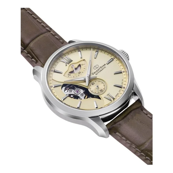 Orient Star Layered Skeleton RE-AV0B10G00B Deri Kordon Erkek Kol Saati - Görsel 4
