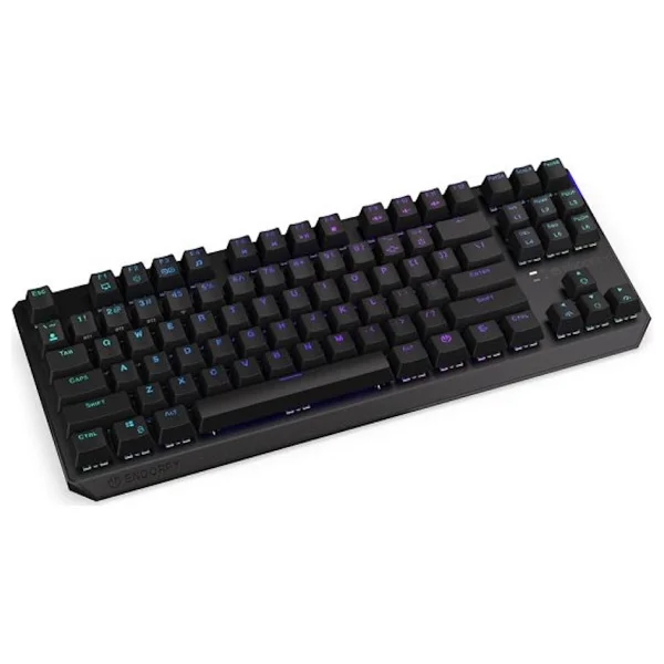 Endorfy Thock EY5A081 RGB TKL Kailh Box Black Switch Kablolu/Kablosuz Mekanik Oyuncu Klavyesi - Görsel 5