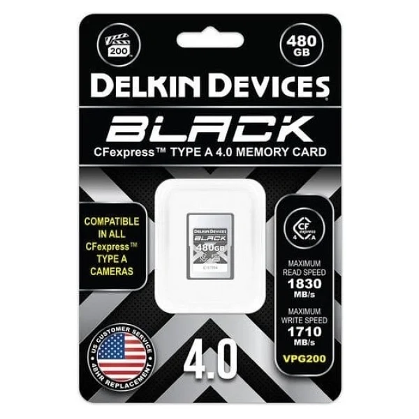 Delkin Devices Black CFexpress 4.0 Type-A 8K 480 GB Hafıza Kartı - Görsel 5