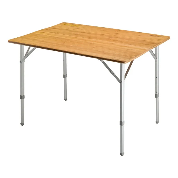 Kingcamp Bamboo All-Terrain 100x70 cm Ahşap Katlanır Kamp Masası - Görsel 2