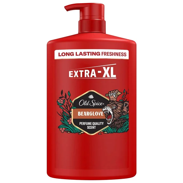Old Spice Bearglove XXL 1000 ml Erkek Duş Jeli ve Şampuan - Görsel 2