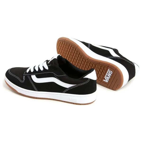 Vans Ryland LS VN000D49BZW1 Siyah-Beyaz Sneaker - Görsel 3