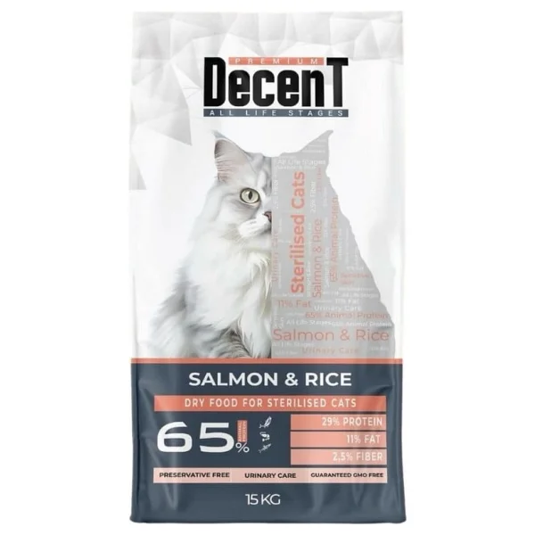 Decent Urinary Care Somonlu 15 kg Kısırlaştırılmış Kedi Maması - Görsel 2