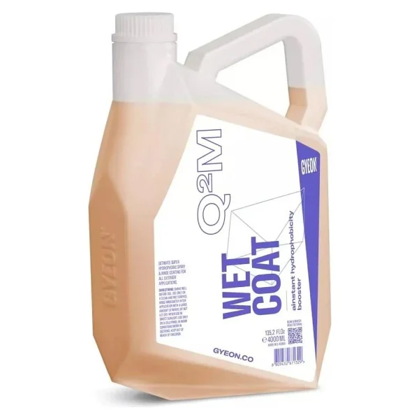 Gyeon Q2M WetCoat Nano Boya Koruma Ve Seramik Sprey Hızlı Cila - 4000 ml -Su İtici Parlak Islak Cila - Görsel 6