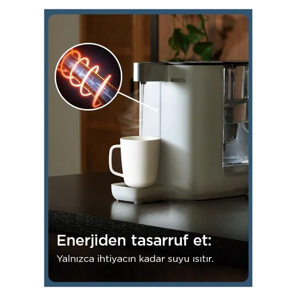 Brita Cube Tezgah Üstü Sıcak Soğuk Arıtmalı Siyah Su Sebili - Görsel 4