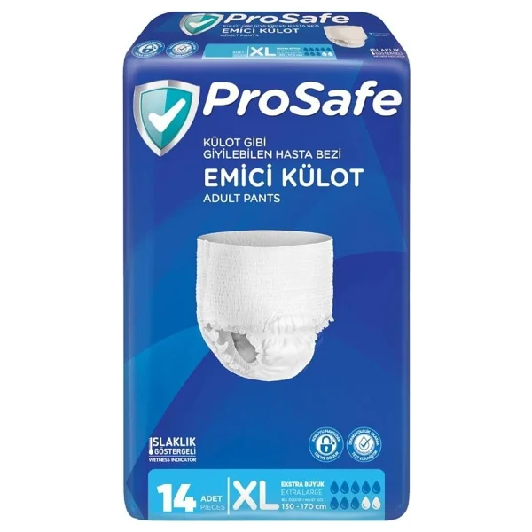Prosafe Emici Külot Ekstra Büyük Boy XL 14'lü Hasta Bezi - Görsel 2