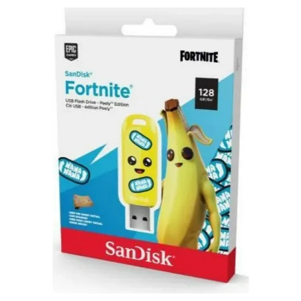 SanDisk Fortnite Peely Edition SDCZIF-128G-G46 128 GB Flash Bellek - Görsel 3