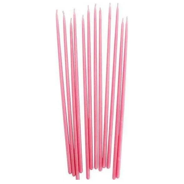 8 Adet Kırmızı Uzun Mum 30 CM Kırmızı İnce Mum Kırmızı Mum Church Red Candles Kilise Mumu Kırmızı Arınma Mumu Yılbaşı Mumları - Görsel 2