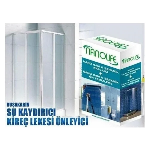 Nanolife Nanoteknolojik Duşakabin Su Kaydırıcı 2 Yıl Etkili 091764 - Görsel 3