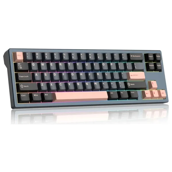 MageGee CAPTAIN72 RGB %65 TKL Fairy Rabbit Magnnetic Switch Kablolu Mekanik Oyuncu Klavyesi - Görsel 5