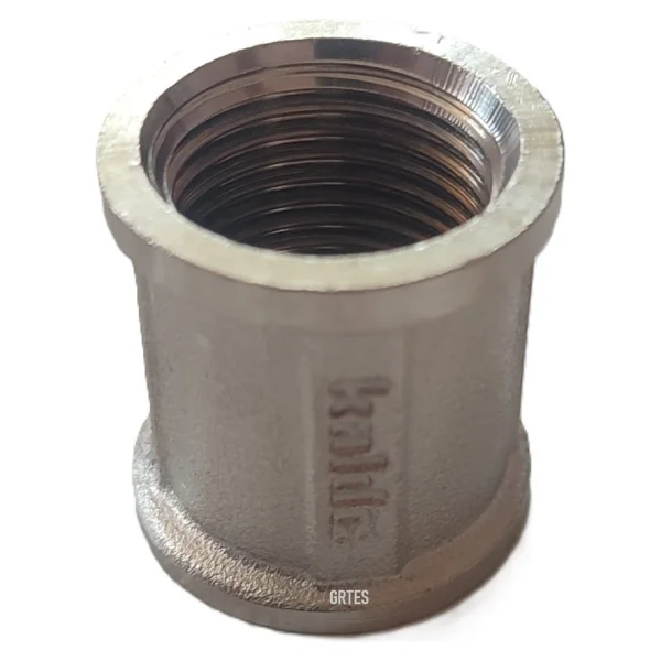 Kalde 1/2"DN15 Sarı/krom Manşon İç Dişli (Dişi) - Chrome Threaded Sleeve - Görsel 5