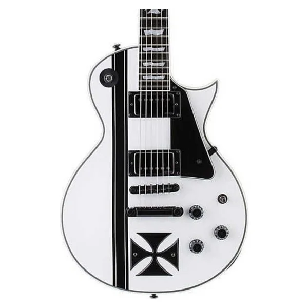 ESP LTD Iron Cross James Hetfield Signature Snow White Elektro Gitar - Görsel 6